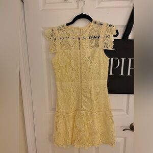 Yellow lacy aqua dress - love it and worn it to a bridal shower!